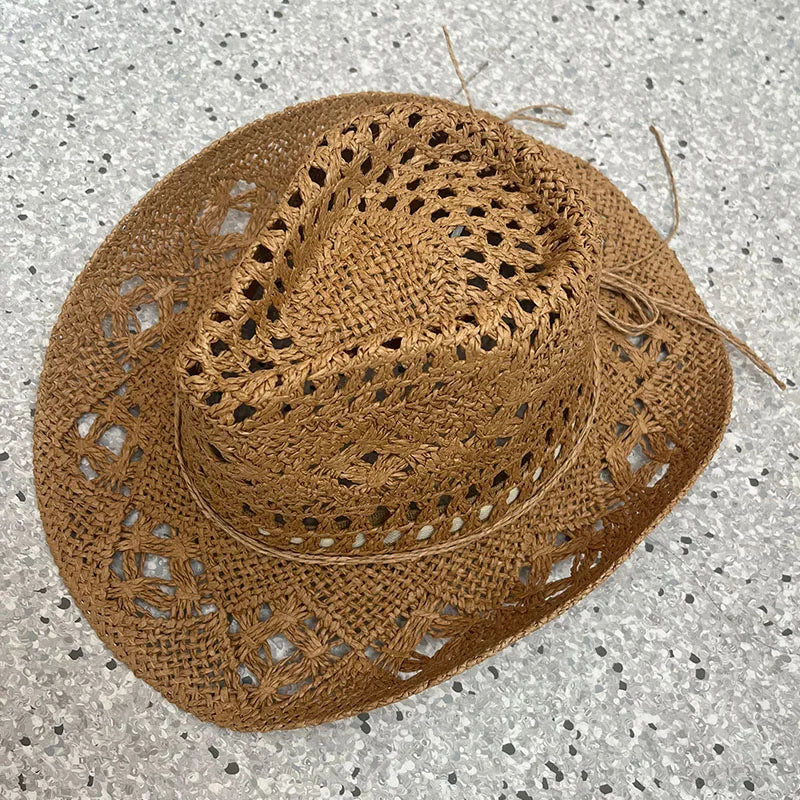 Straw Western Cowboy Hat