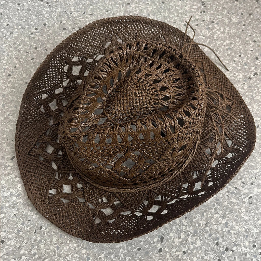 Straw Western Cowboy Hat