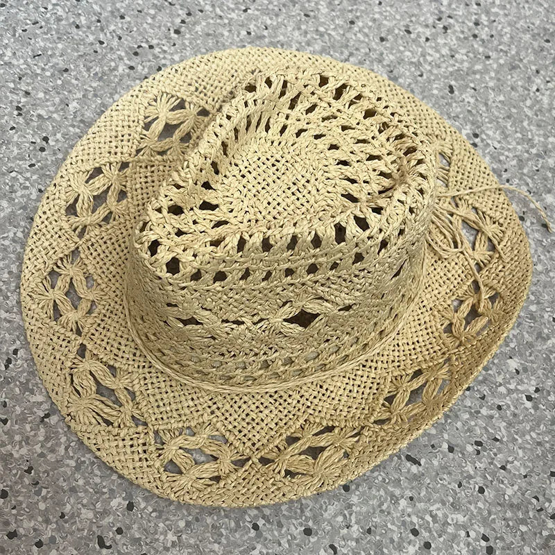 Straw Western Cowboy Hat
